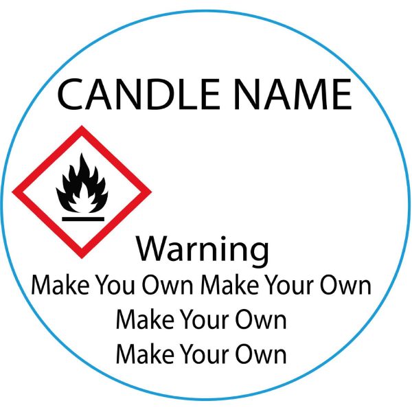 CLP Custom Printed Candle Label