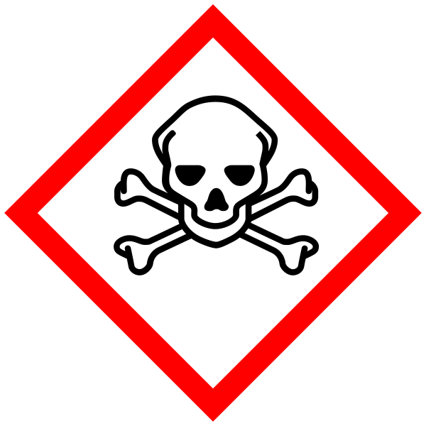 Toxic CLP Warning Labels